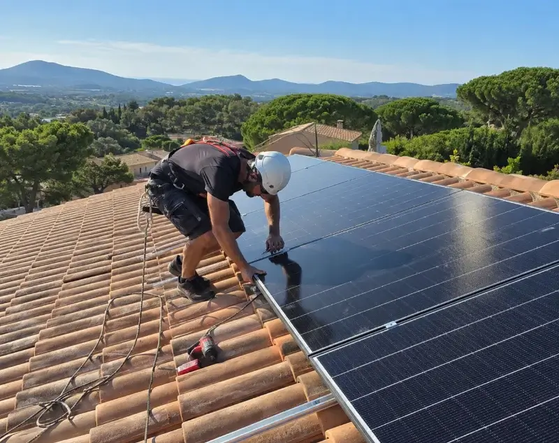 Installateur panneaux solaires Hyères — pose photovoltaïque sur toiture