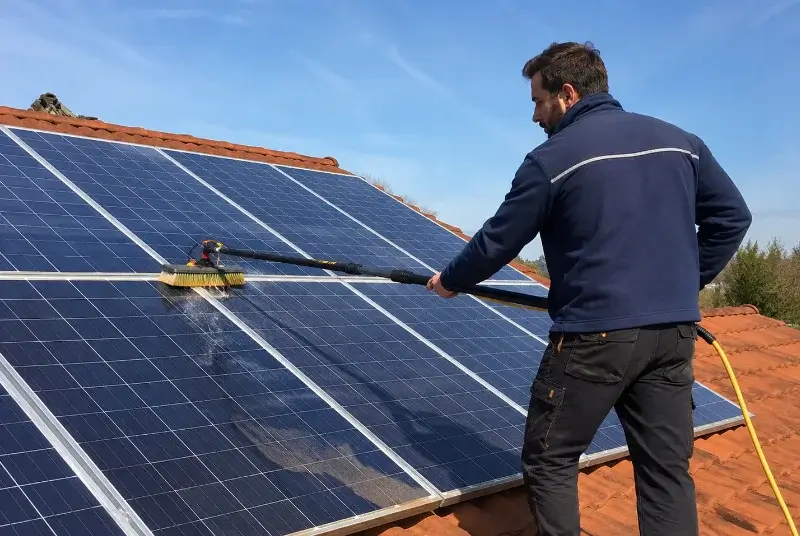 Nettoyage et entretien de panneaux solaires à Hyères