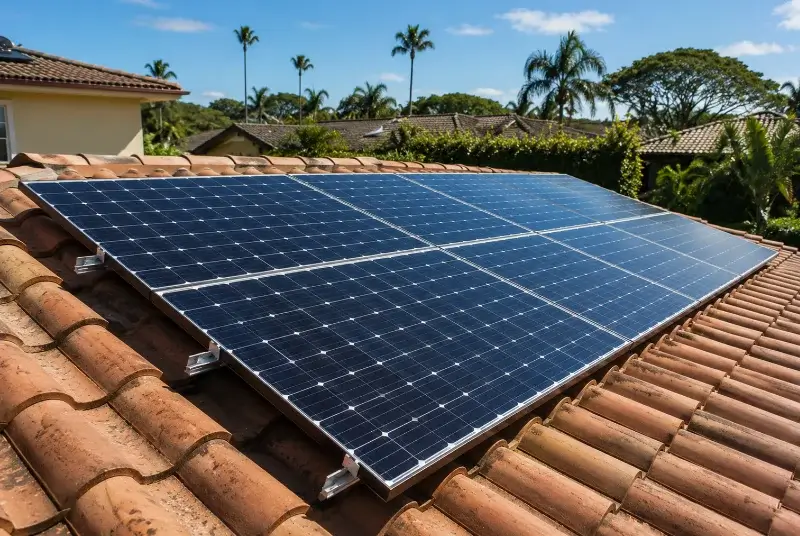 Installation de panneaux solaires à Hyères